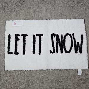 Rae Dunn Let It Snow Bathroom Mat